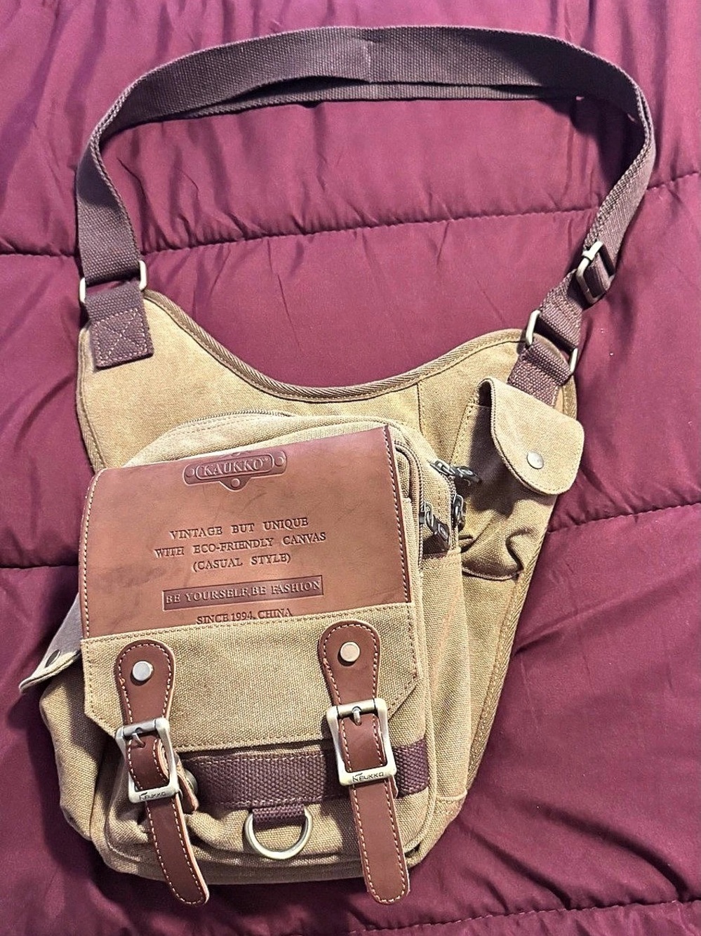Kaukko Crossbody Bag in Brown